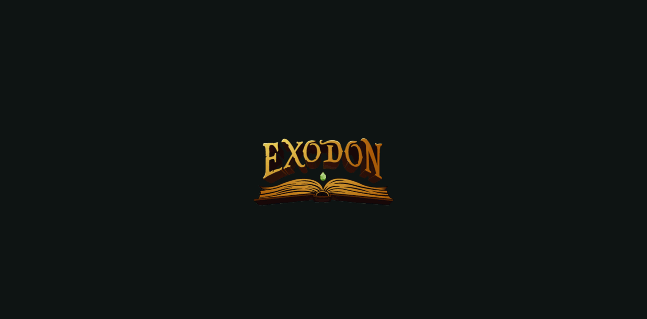 exodon logo server logocore mystery book text effects ios app